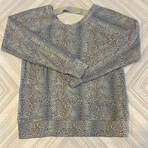 Chaser Girls Animal Print Sweatshirt - Size 8 - Picture 1 of 7